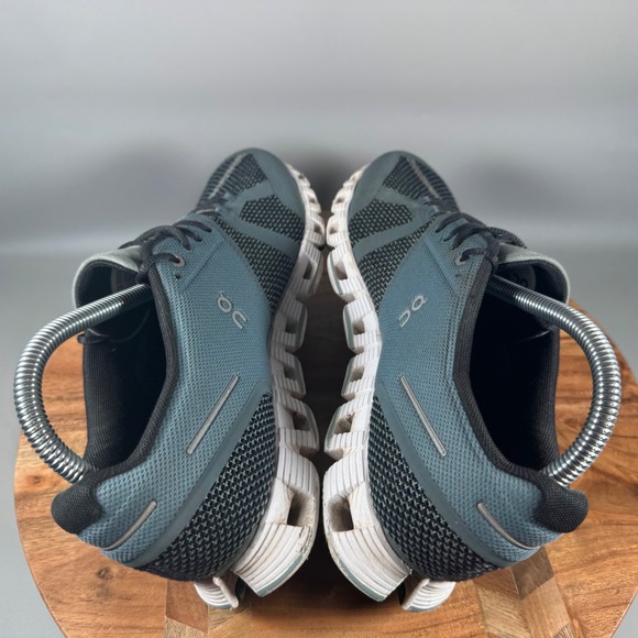 ON Running Cloud X  Women's Running Shoes Sz 8.5 Blue Grey Athletic - Picture 5 of 8
